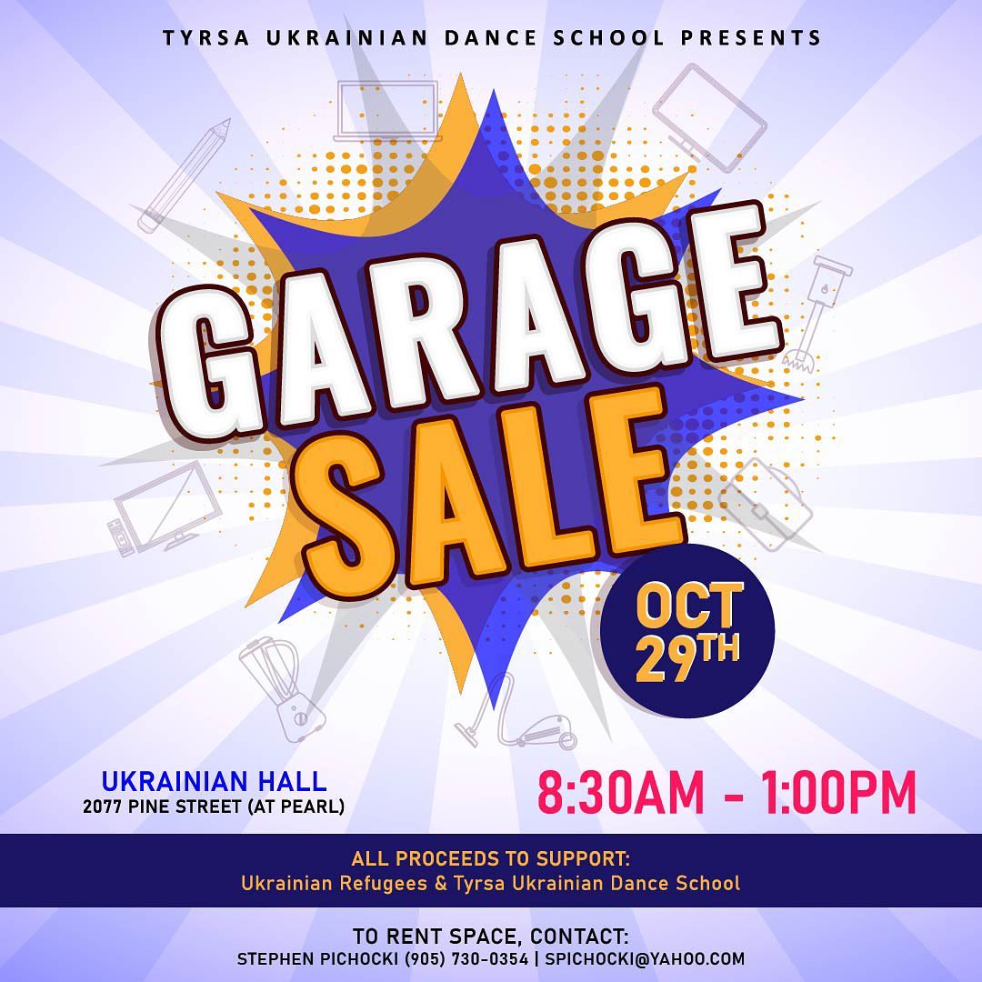 Tyrsa’s Garage Sale Burlington Downtown